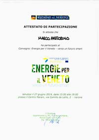 Energie per il Veneto, Convegno, Verona, 27 Giugno 2014