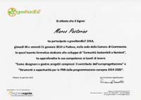 Convegno Green Nord Est a Padova, 30 e 31 Gennaio 2014